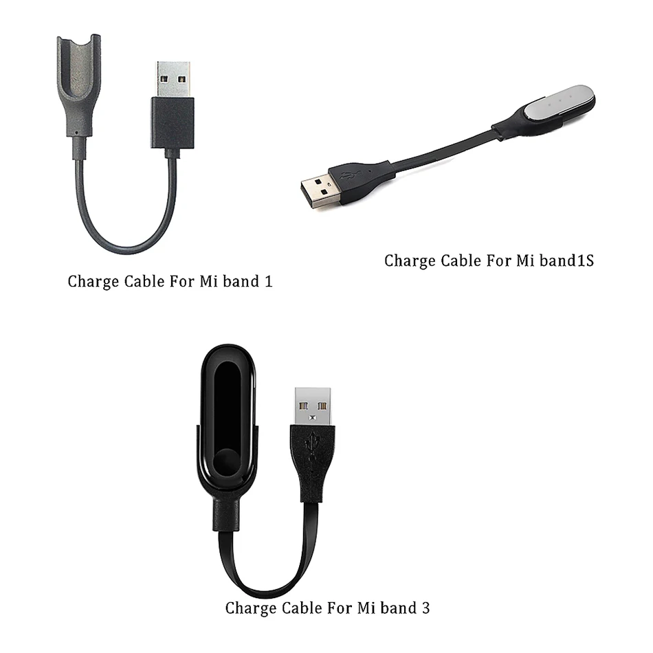 Chargers For Xiaomi Mi Band 2 3 Charger Cable Data Cradle Dock Charging Cable For Xiaomi MiBand 2 3 USB Charger Line 0017