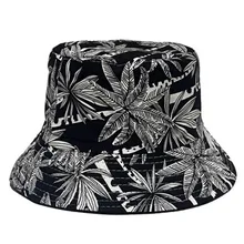 MinanSer Женская Кокосовая пальма Панамы с принтами Женская реверсивная Harajuku винтажная Кепка с покрывалом Hawii водорослей ведро