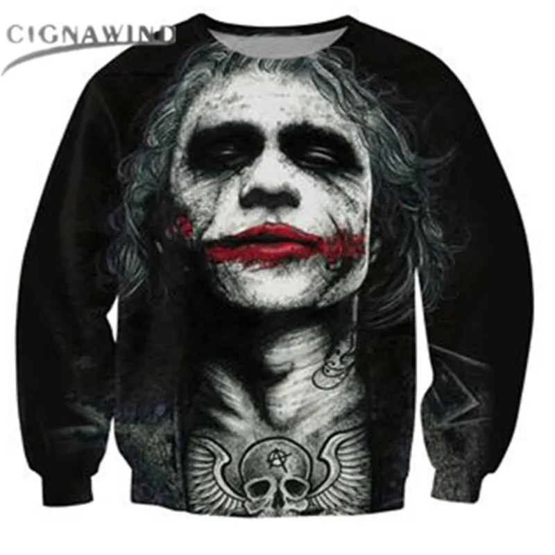 

New Funny Batman Joker sweats print 3d sweats women mens sweatshirts Crewneck Jumper Pullovers Unisex Tops Outwears Plus size