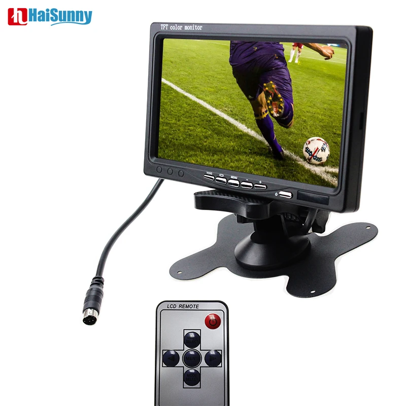 HaiSunny Car Monitor 7 inch Resolution 800x480 TFT Color LCD Video Parking Reverse Remote Control | Автомобили и мотоциклы
