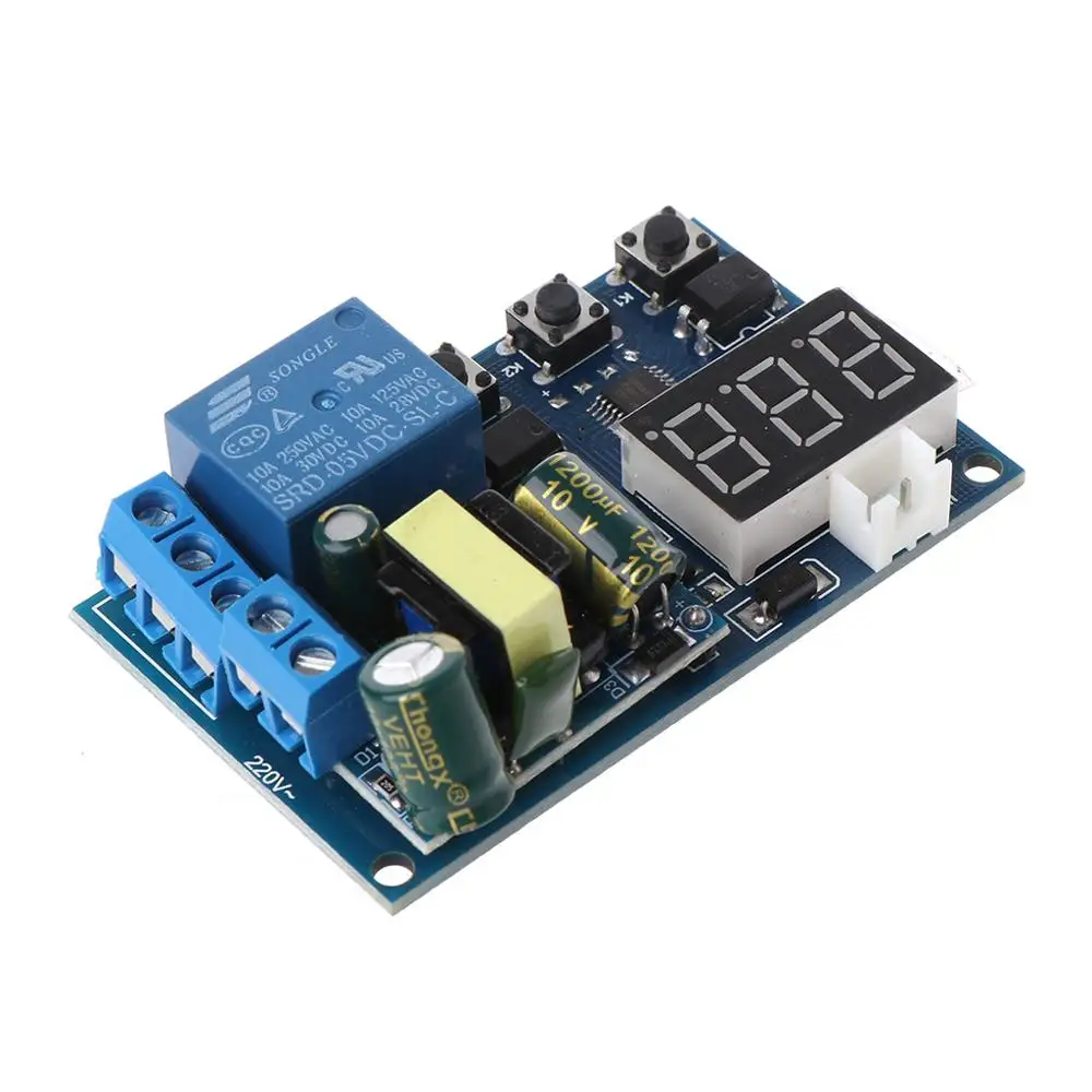 AC 110V 220V 5A светодиодный дисплей цикл запуска реле времени задержки PLC модуль переключения для таймера