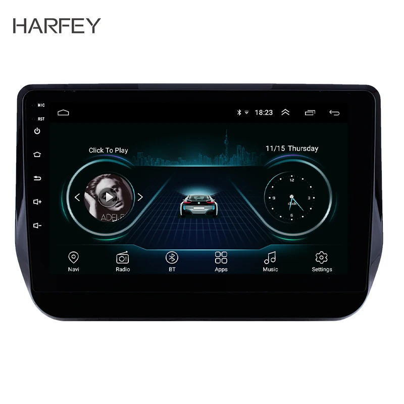 Clearance Harfey for Hyundai H1 Grand Starex 2017 2018 2019 Touchscreen Android 8.1 9" Bluetooth Car Stereo AUX WIFI support DAB+ OBD2 DVR 0