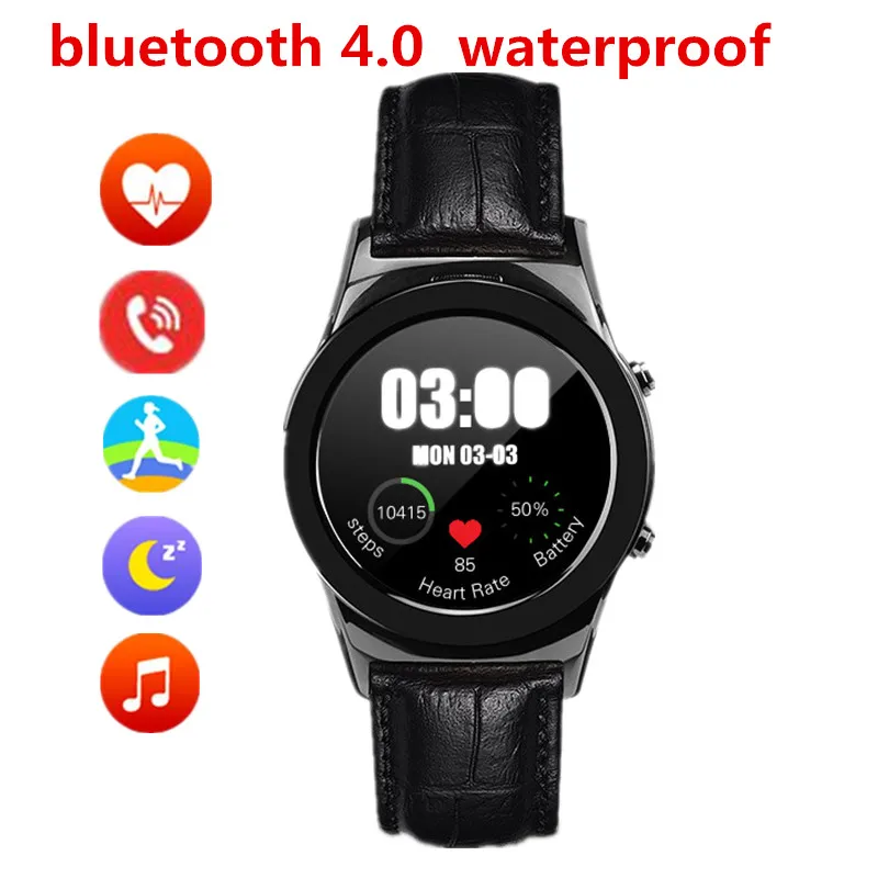 Новое поступление Марка Bluetooth 4.0 Умные часы F88 SmartWatch сердечного ритма Мониторы