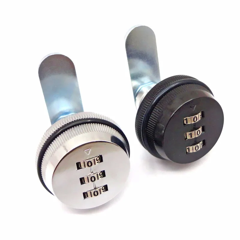 Combination Cam Cabinet Lock Black Digital Password for Storage-box Gym Case Women Jewelry Box School Locker DIY  2