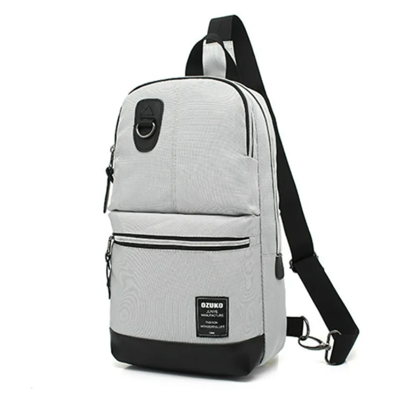 

2019 New Arrival Male Shoulder Bags USB Charging Crossbody Bags Men Anti Theft Chest Bag School Summer Short Trip Messengers Bag