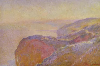 

100% handmade oil painting reproduction on linen canvas,at-val-saint-nicolas-near-dieppe-in-th by claude monet,Free DHL Shipping