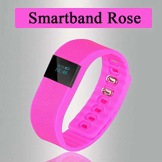 AhSSuf Smartband Bluetooth4.0 Vibrating Alarm Bracelet Pedomete Sleep