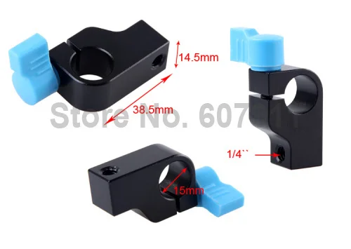 3 шт. DP500 зажим с одним стержнем 1/4 &quotотверстием и 3/8&quot отверстием для 15 мм опорной
