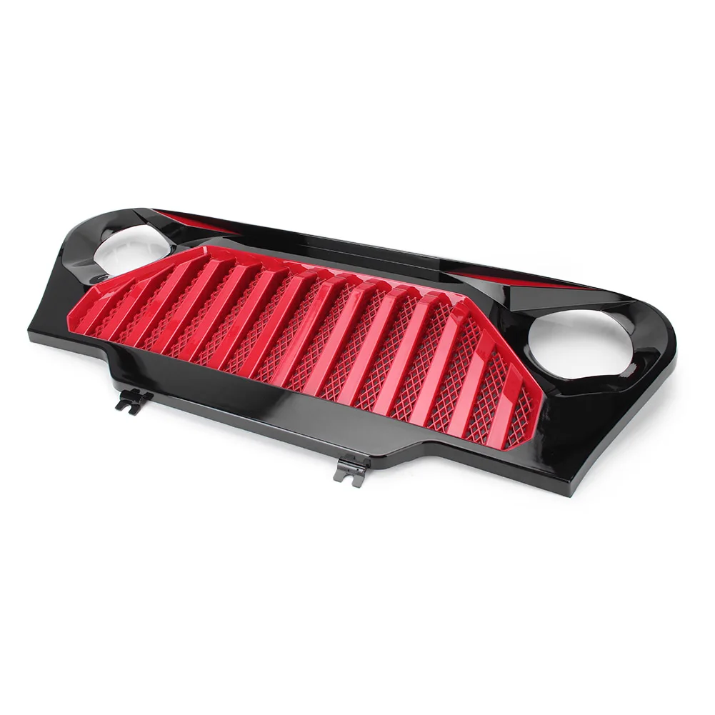 For Jeep Wrangler TJ Front Gladiator Grill Grille w/ Mesh 1997 1998 1999 2000 2001 2002 2003 2004 2005 2006 Auto Parts Accessory