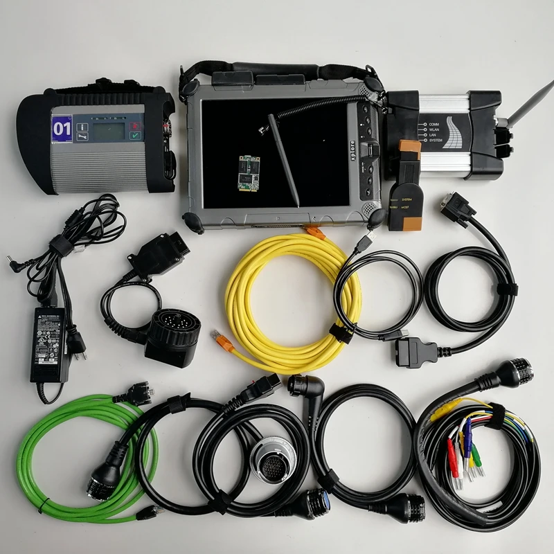 

MB Star C4 Compact 4 + Wifi Icom Next for BMW + 1TB Mini SSD + Used Xplore Tablet IX104 I7 4G for Auto Diagnostic Tool Scanner