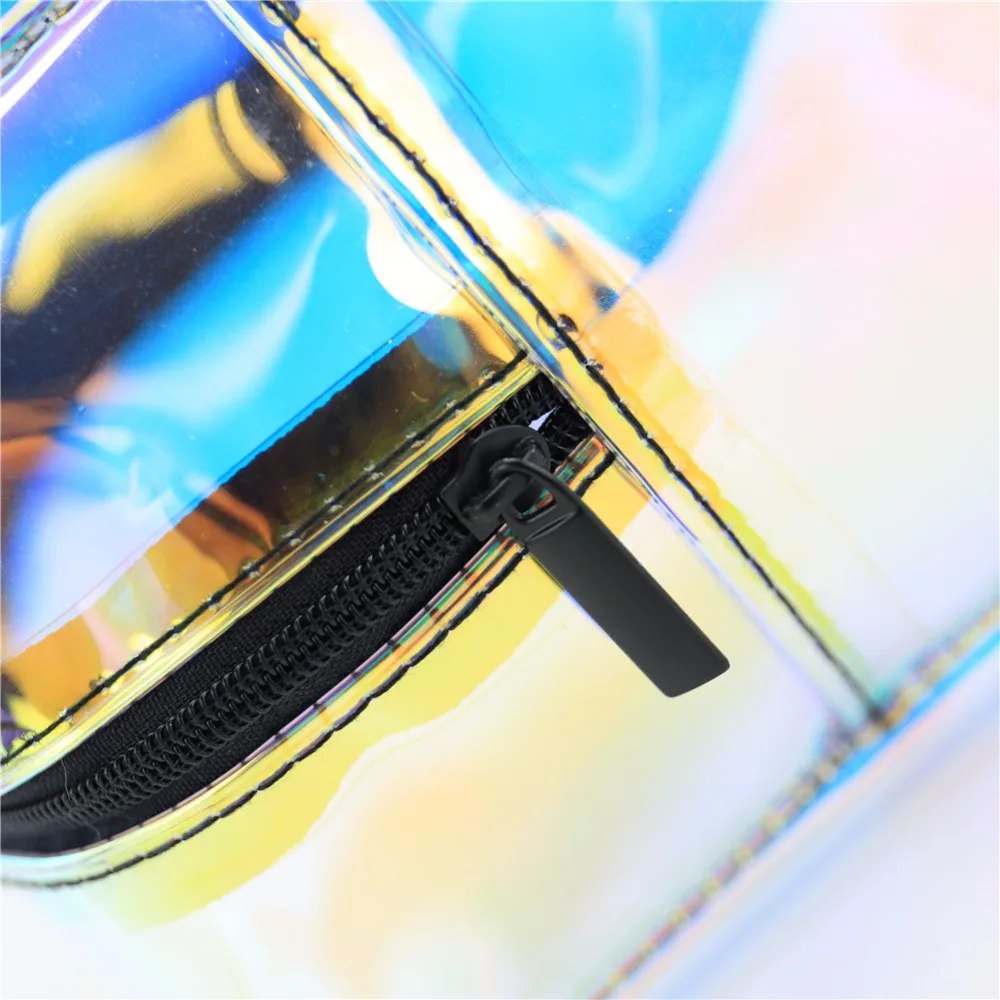 DEZEMIN Holographic Girls Cosmetic Bag Makeup Case Organizer  (7)