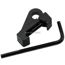 Алюминиевая Поворотная насадка-адаптер с креплением на крючок для 20 мм Винтовки Пикатинни прицела аксессуары для охоты