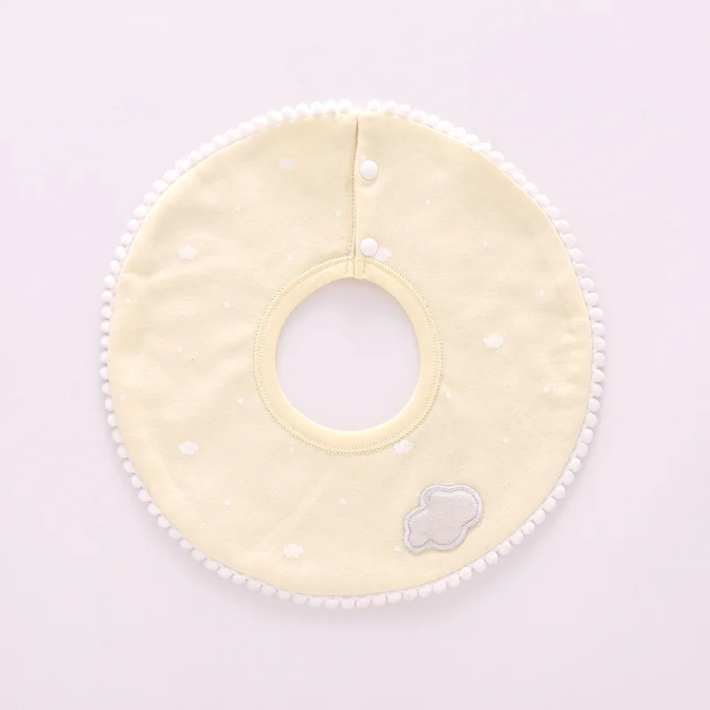 Star Circle Baby Bandana Bibs Toddler Boys Girls Burp Cloth High Quality Cotton Absorption (3)