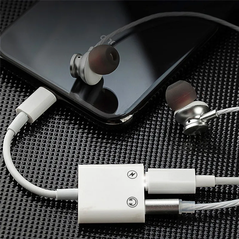 Для lightning/3,5 мм Aux Jack кабель для наушников IOS 12,3 для iPhone X 8 7 Plus XS Max Bluetooth Adaptador вызова аудио адаптер