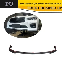 Car-Styling PU Primer Auto Front Lip for Infiniti Q50 Sport Sedan 4-Door 2014-2016
