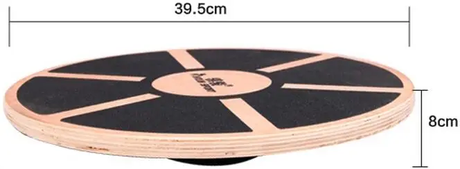 Противоскользящая деревянная балансировочная доска многоцелевой фитнес-тренажер силовая тренировочная балансировочная пластина