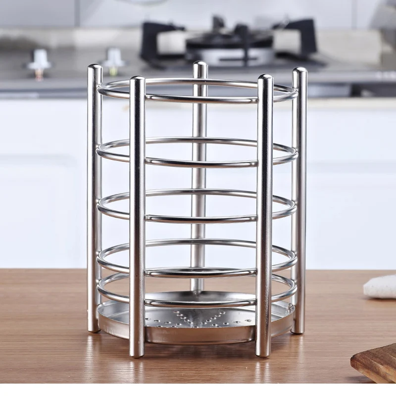 

Kitchen utensil holder, cutlery storage, stainless steel spoon spatula chopsticks organizer container