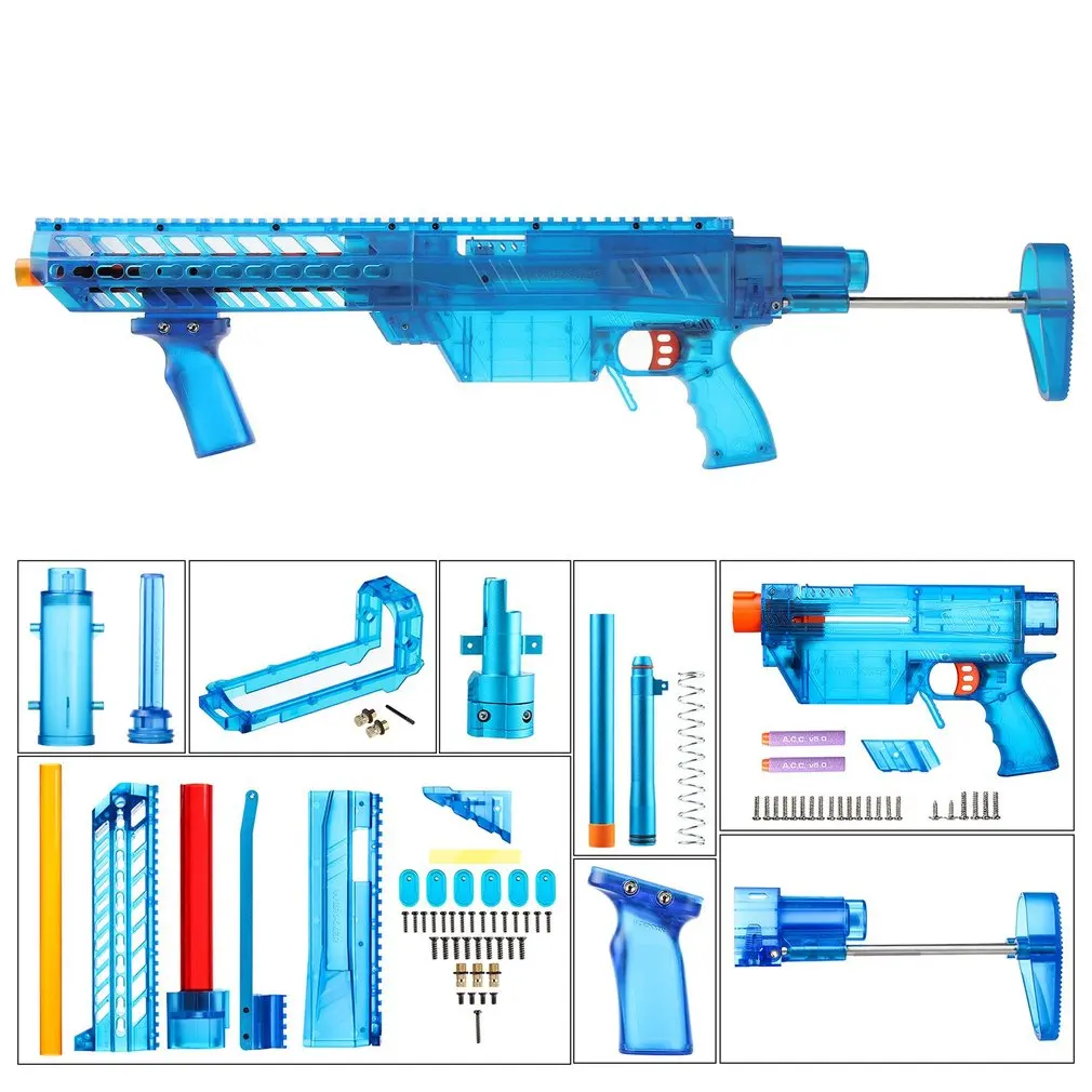 Рабочий YY-R-W010 RMCX стиль комплекты аксессуаров Набор для Nerf N-Strike Elite Stryfe Blaster power Kit Аксессуары для Игрушечного Пистолета