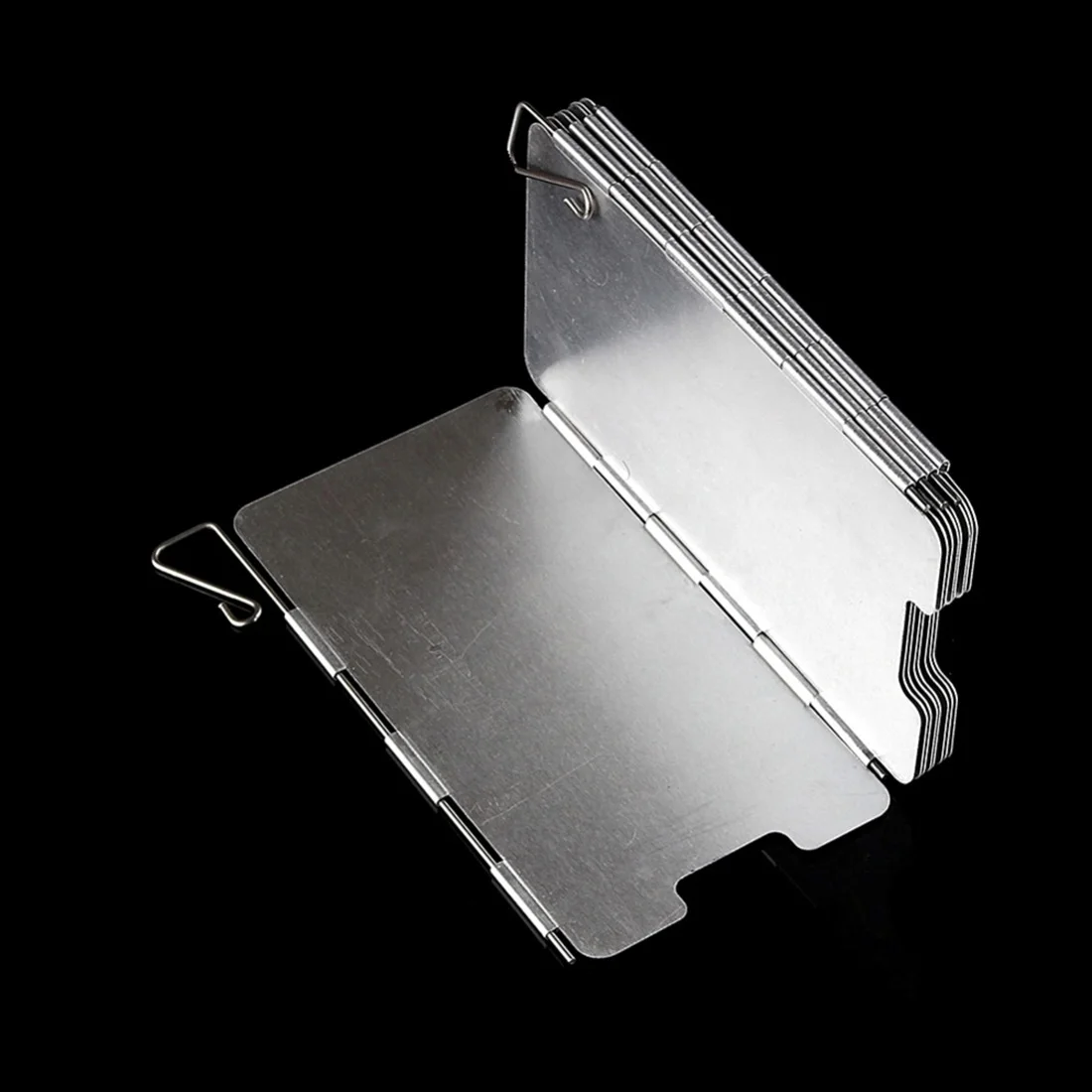

9 Plates Wind Deflectors Foldable Outdoor kamp malzemeleri Cooking Cooker Gas Stove Wind Shield Screens