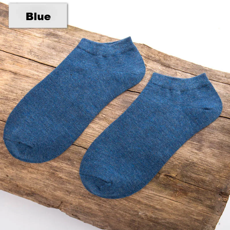 5 пар/лот, высокое качество, Новое поступление, Брендовые мужские носки, бамбуковые волокна, носки, мужские летние носки, дезодорирующие носки - Цвет: Синий