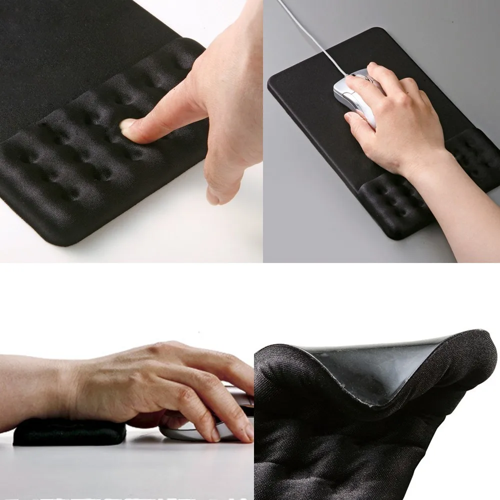  CHYI Porous Soft Memory Mouse Pad Ergonomic Natural Rubber Single Hand Wrist Rest Mat Keyboard Mous