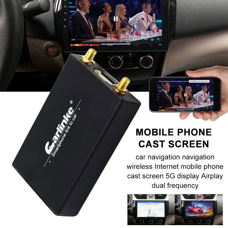 

Car Wireless Connection HDMI TV Stick Wifi Display Screen Mirroring Box for iPhone iOS11 AirPlay Android Screen Miracast