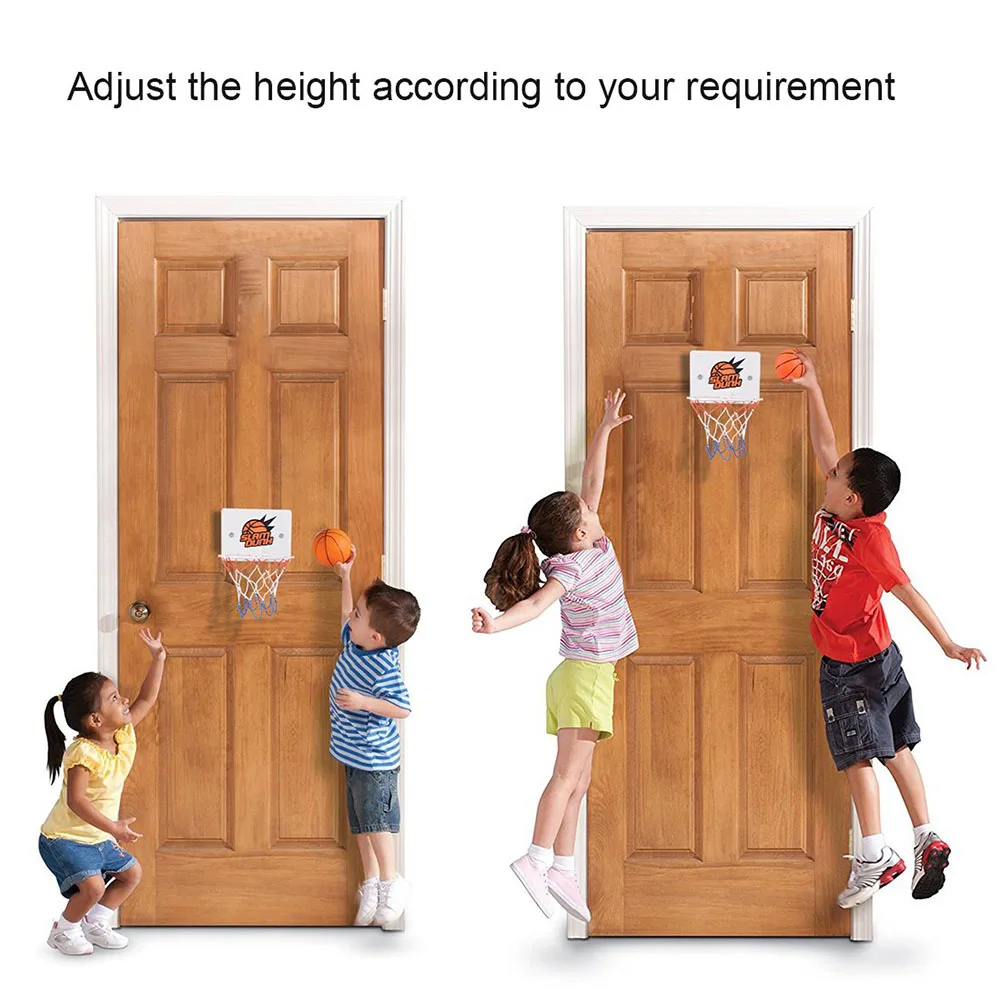discount  2020 Portable Funny Mini Basketball Hoop Toys Kit Indoor Home Basketball Fans Sports Game Toy Set F