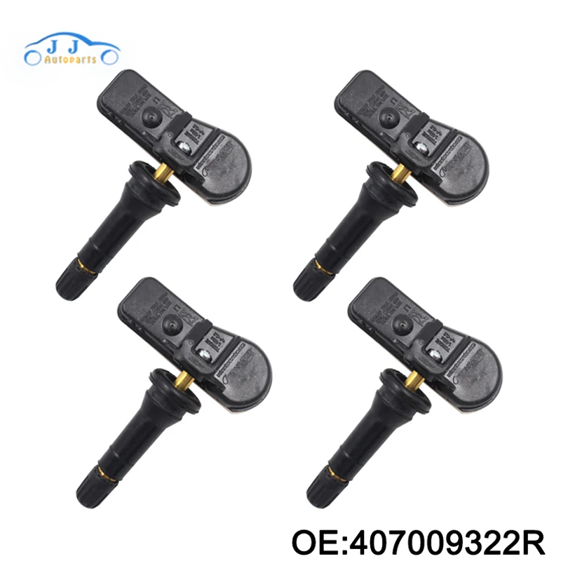 407009322R SET 4 TPMS TIRE PRESSURE SENSOR For Dacia Duster Lodgy