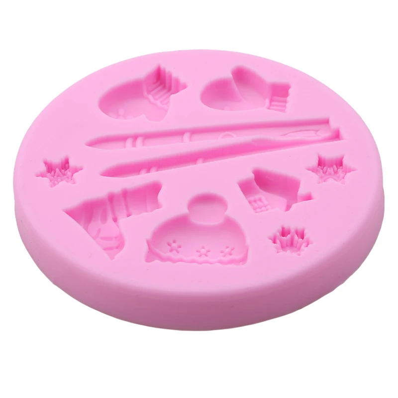 Sled-Snow-Boots-Silicone-Mold-Fondant-Mould-Cake-Decorating-Baking-Tools-Chocolate-Gumpaste-Molds-Sugarcraft-Kitchen