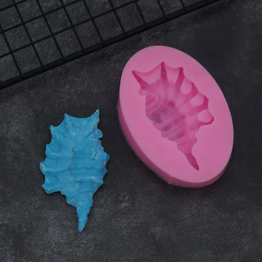 Ocean Series Conch Shell Fondant Cake Mold Decorating Chocolate Sugarcraft Silicone Mould Kitchen Baking Tools Molds | Дом и сад
