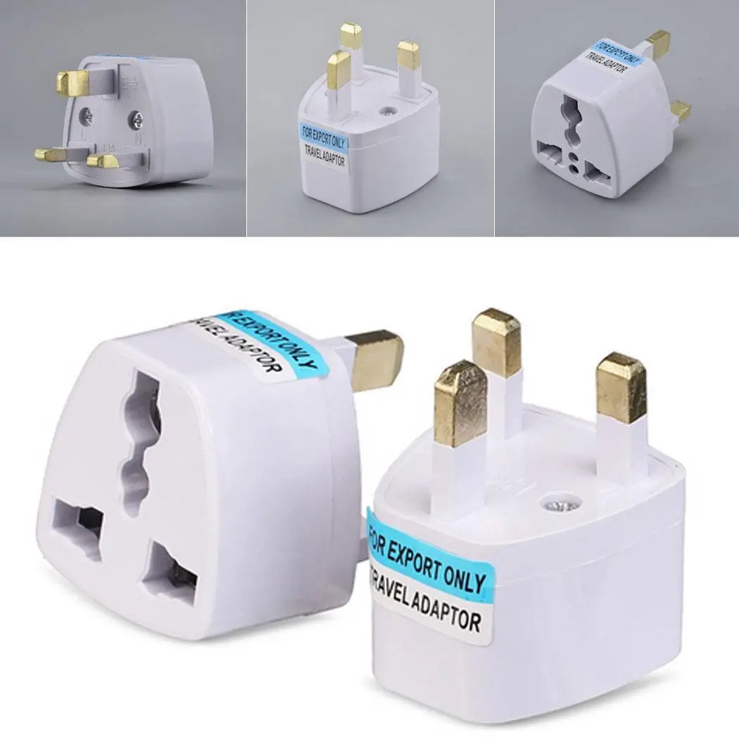 

General Travel Conversion Plug Adapter British Socket Adapter UK Lightweight and portable 3 Casual UK Pin Plug