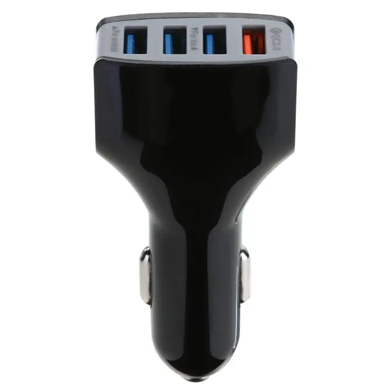 

Car Styling Cigaretter Lighter Socket Charger 4 USB Port 35W QC 3.0 Quick Fast Charging Adapter Spilitter Hub Auto Accessories