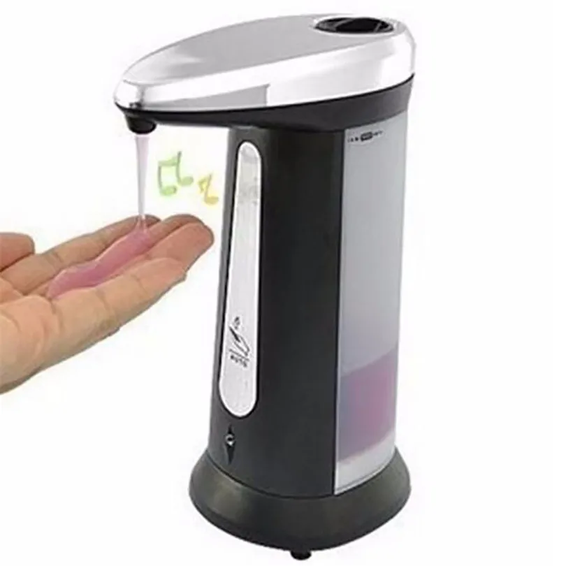 

400ML Automatic Liquid Soap Dispenser ABS Smart Sensor Touchless Sanitizer Dispensador for Kitchen Bathroom with music with Led