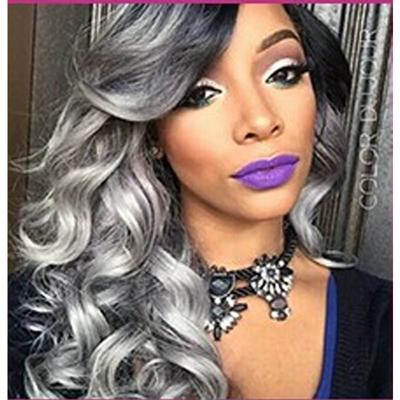 Moda de pelo color gris
