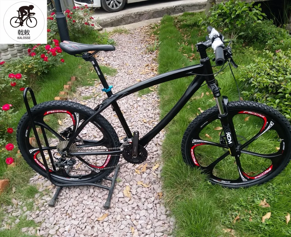 Top Kalosse tyre dirt bike  mountain bike bicycle , 21/24/27/30 gear ,  Hydraulic brakes  26*17 inch  Mountain bike 1