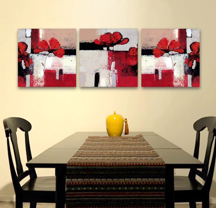 canvas painting 2panels The Flower Painting Canvas Living Room wall art