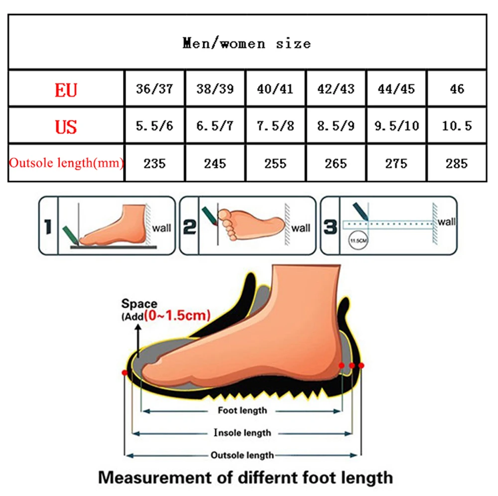 outsole length