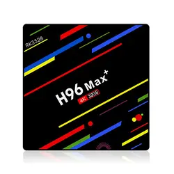 H96 MAX плюс Android 8,1 ТВ Box Smart Set top box Rockchip RK3328 4 ГБ, 32 ГБ, 64 ГБ USB3.0 H.265 4 K медиаплеер PK T9 HK1 X96 MAX