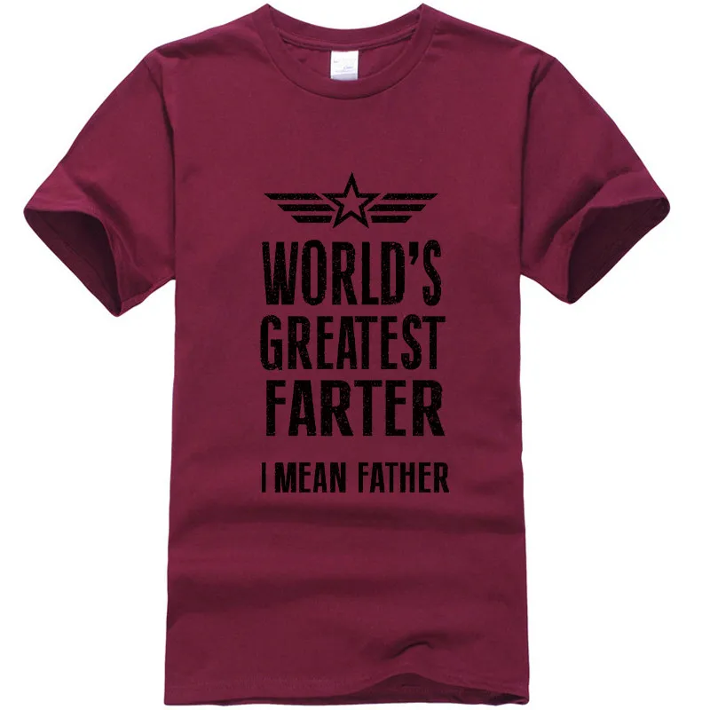 Новые летние мужские футболки Лучший в мире веселый день отцов футболка подарок для папы юмором летняя футболка Топы - Цвет: 5