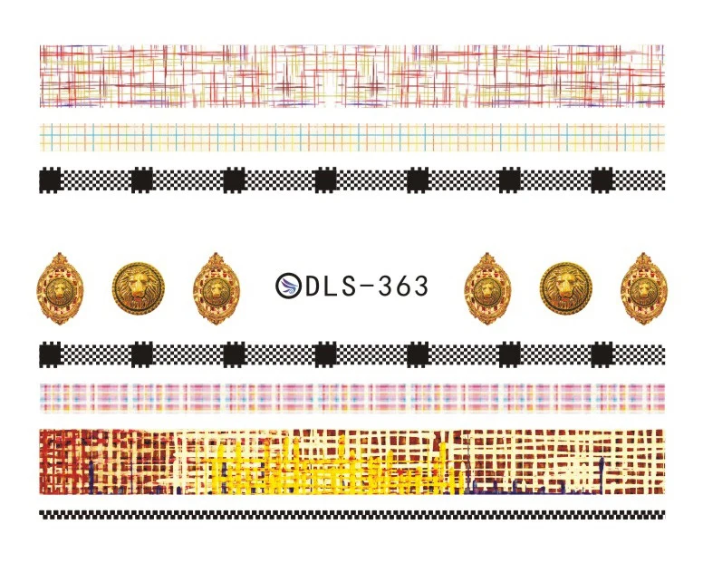 DLS361-402 модные ногти водяная фольга, ногти художественная наклейка Модные ногти мультфильм Harajuku Сейлор лунные стикеры озорные Ногти украшения - Цвет: DLS363