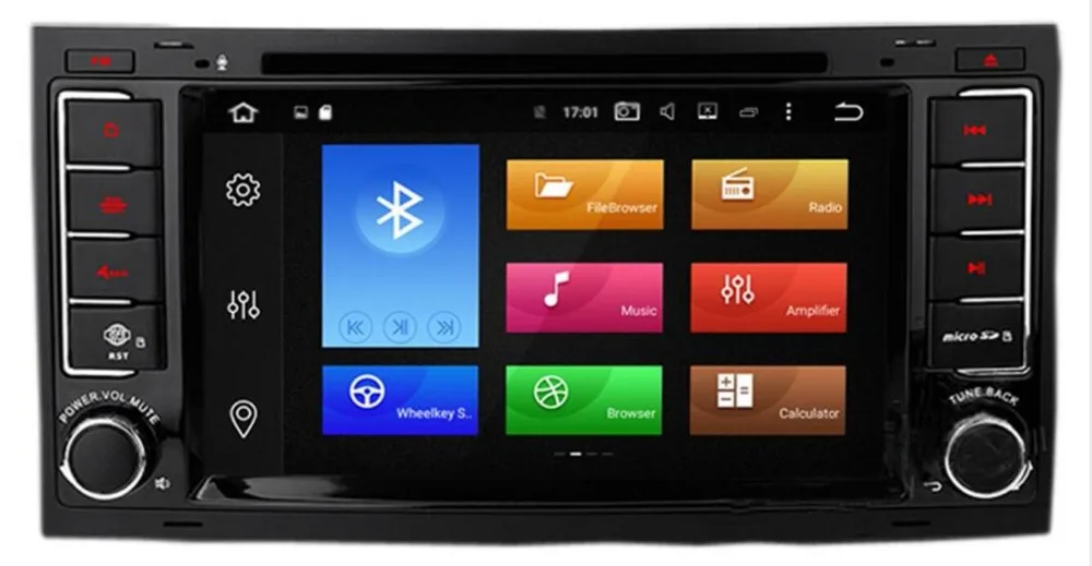 Flash Deal 7"HD 1024X600 Android 8.1 Quad Core Car DVD Player for VW Touareg Android T5 Transporter Multivan 2004-2011 4G Stereo system 2