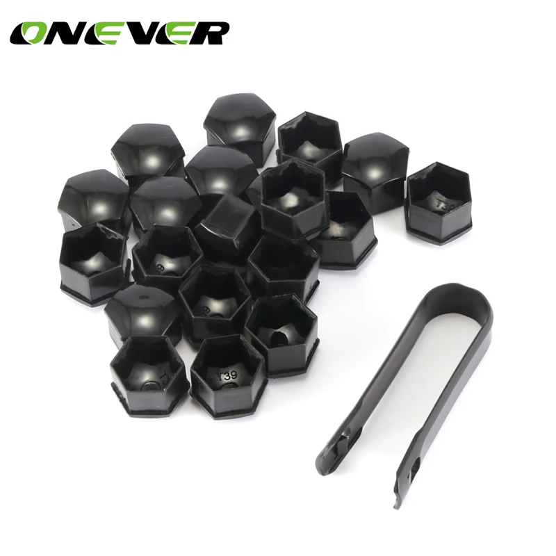 

20pcs Car Wheel Lug Nut Cover Universal Wheel Hub Screw Covers Dustproof Protective Caps Wheels Exterior Bolt Decoration