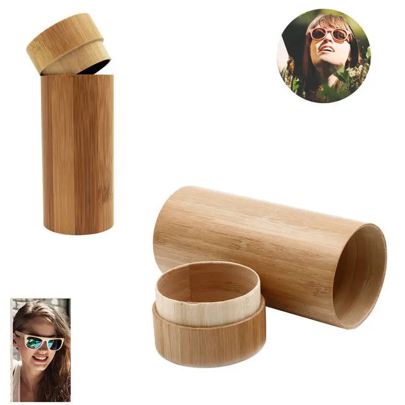 Модные бамбуковые деревянные солнцезащитные очки ручной работы для мужчин и женщин, Чехол для очков