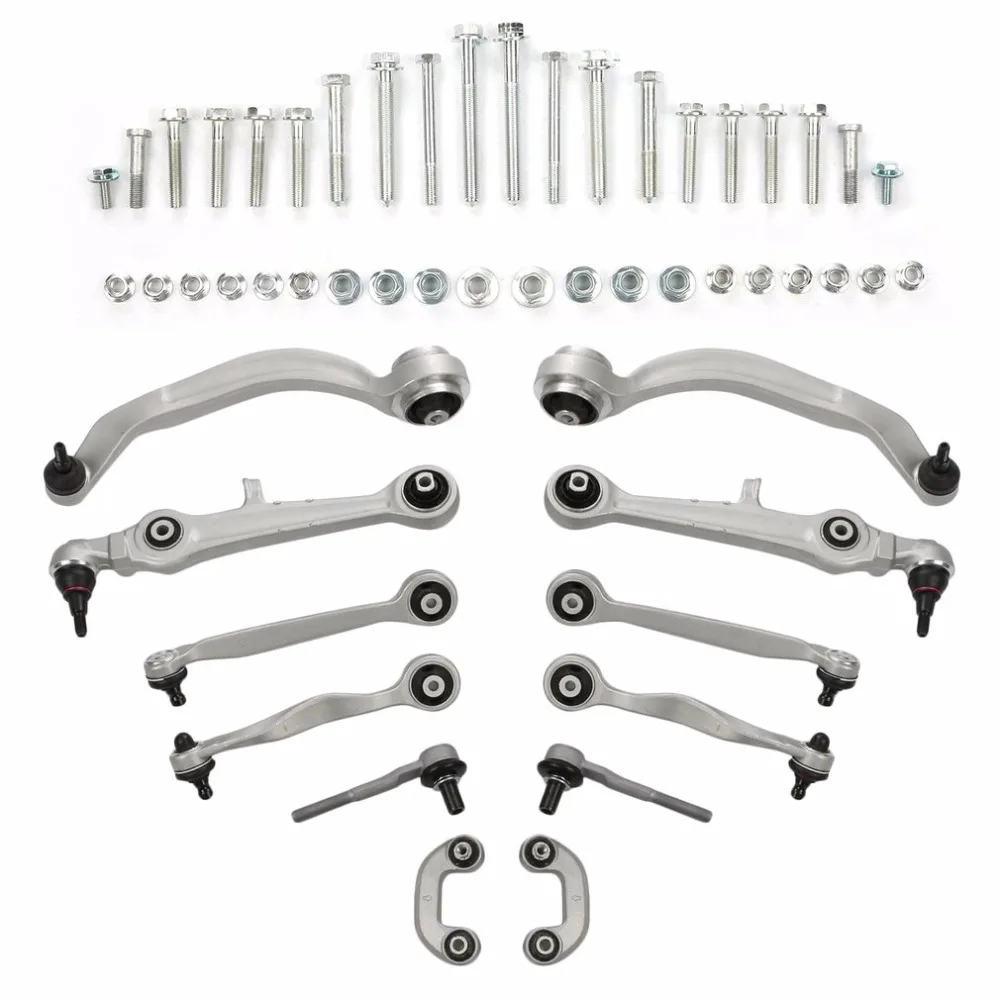 

Control Arms Set Kit For Audi A4 B6 Avant Estate Front Rear Left Cars Control Arms Suspension Wishbone Repair Kit Set