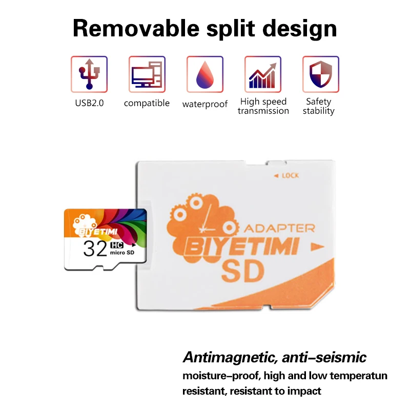 Карта памяти Biyetimi, 128 ГБ, 64 ГБ, 32 ГБ, micro sd карта, 16 ГБ, 8 ГБ, класс 10, флеш-карта, память Microsd для смартфонов/планшетов