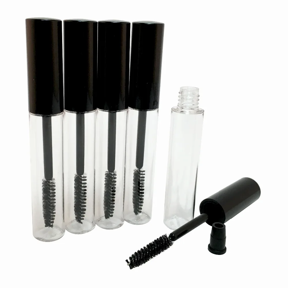 100 Pcs Travel Empty Eyelashes Tube Mascara Bottle Plastic Container 10