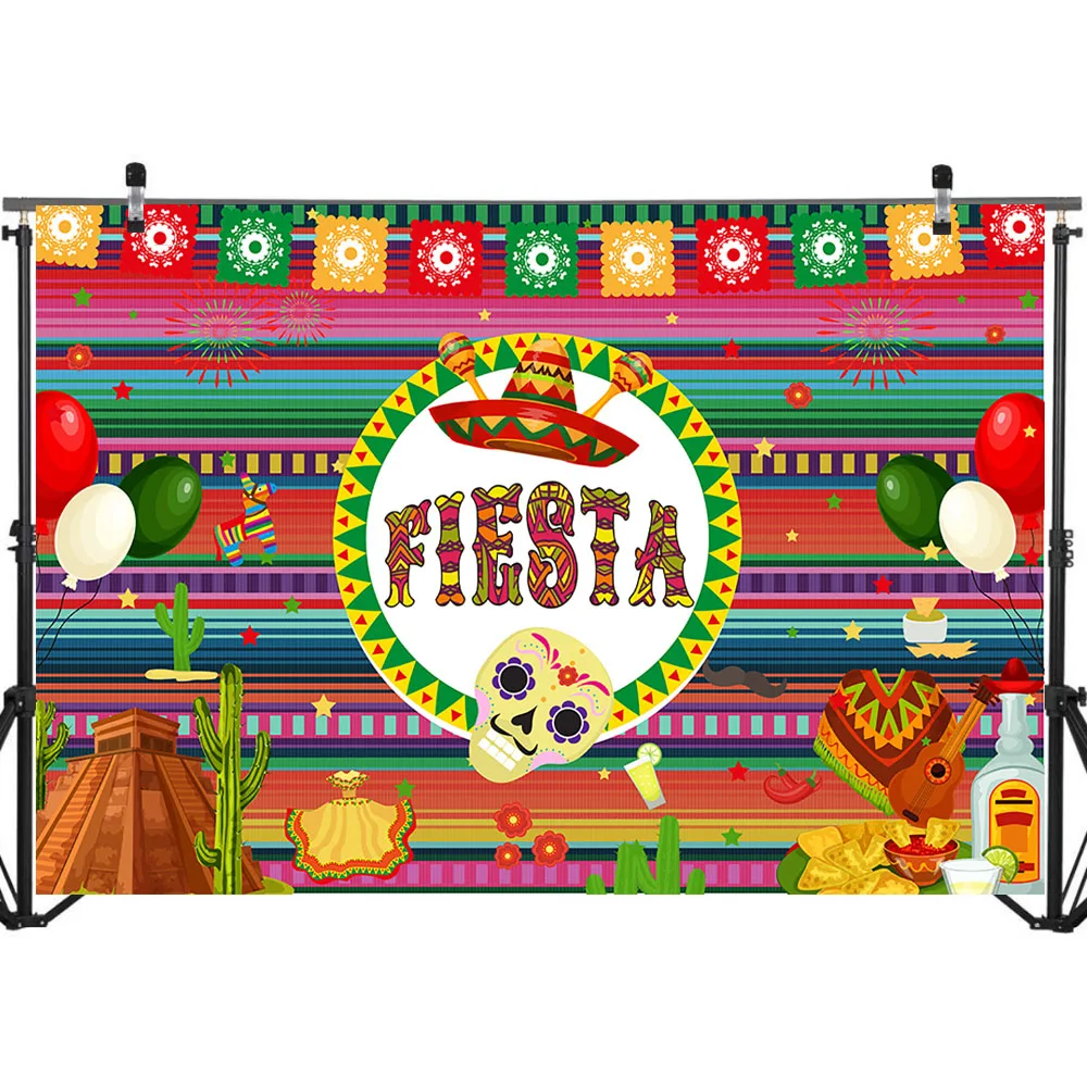 NeoBack Fiesta фон мексиканское платье фотографии фон винил фиеста тематическая вечеринка на день рождения баннер фоны