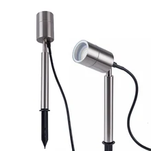 AC85-265V Outdoor Lighting LED Garden Light 5W Lawn Lamp Waterproof IP65 Landscape GU10 Spike Spot Lights Aluminum Material