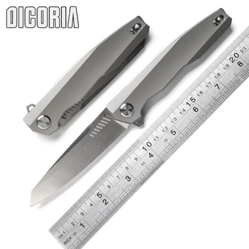 

TWO SUN TS88 M390 blade Tactical ball brearing folding knife titanium camping hunting Pocket knives outdoor Survival EDC Tools