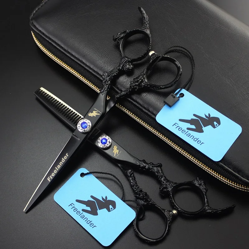 

NUM-0010 Professional hairdressing scissors 6.0 6CR hair scissors 6CR steel barbearia tijeras de peluqueria professional